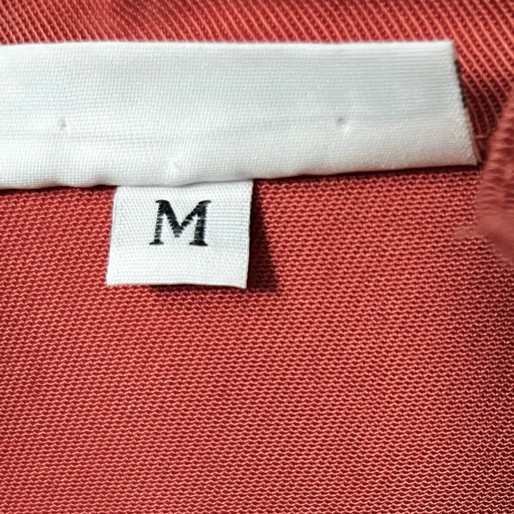 Bryn Walker 100% Tencel Collarless Jacket Terracotta M - Picture 4 of 7